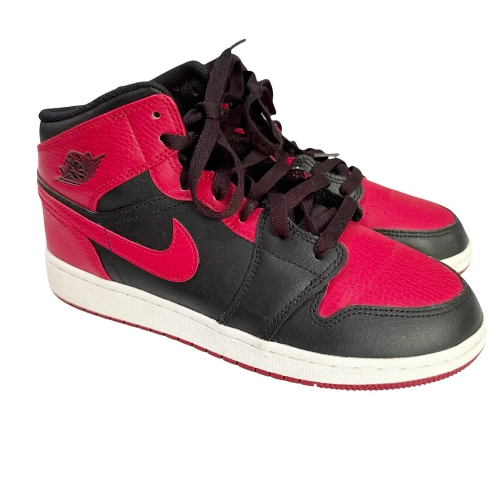 Nike Air Jordan 1 Mid GS Banned 2020 6 Youth